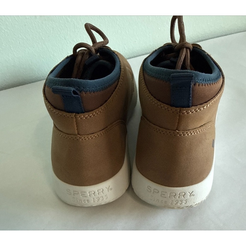 Sperry Kids Unisex Coastal Break Chukka Ankle Boot Tan Size 6M - Picture 5 of 8